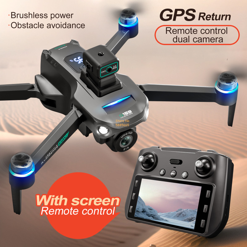 Drone Mapping - 8K Çift Kamera 5G WIFI FPV