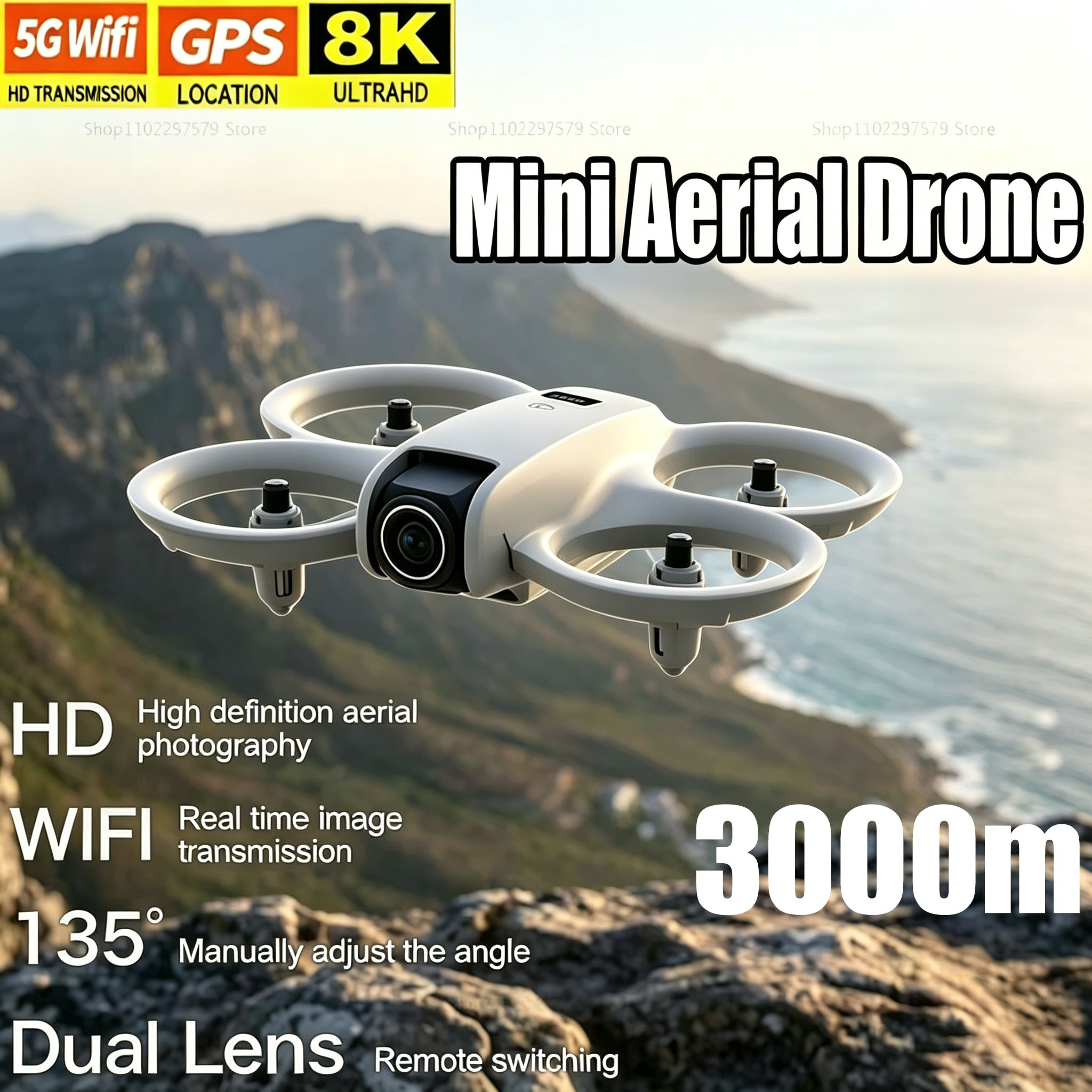 Drone Video Production - 8K HD Kamera ile Mini Drone