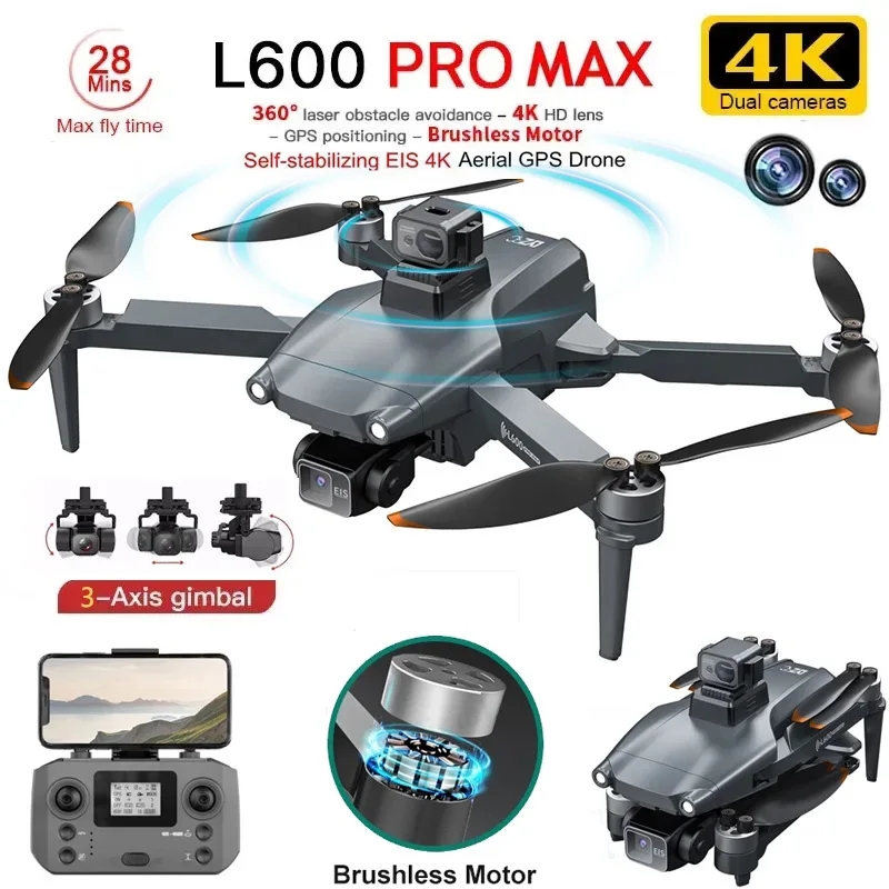 Drone Mapping - L600 PRO MAX GPS Drone Profesyonel