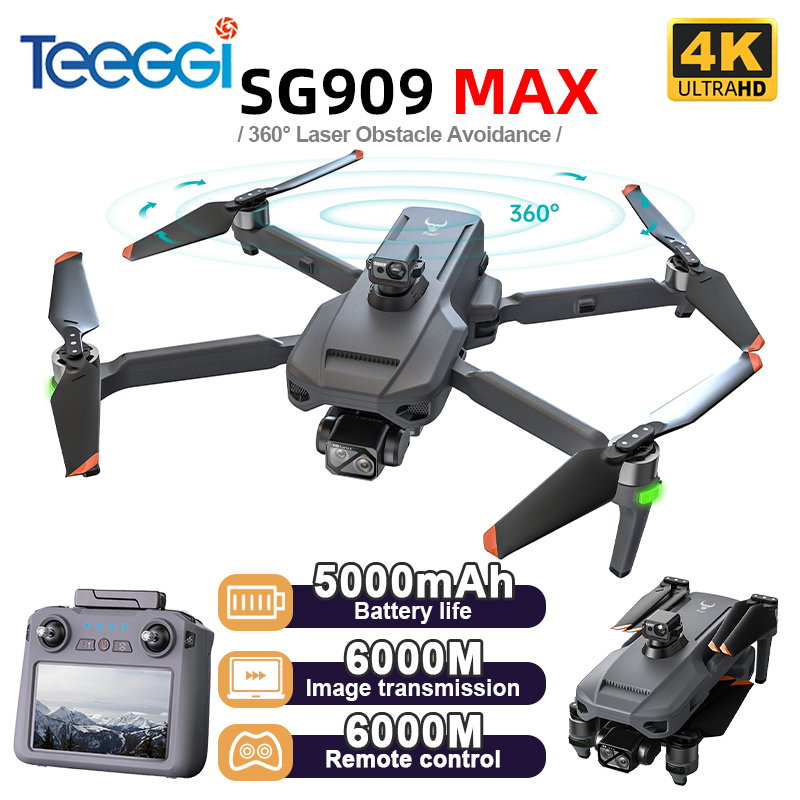 Drone Mapping - Teeggi SG909 MAX GPS Drone 4K