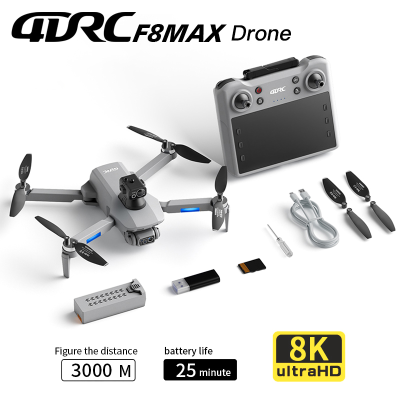Drone Mapping - F8 MAX GPS Drone Profesyonel 8K