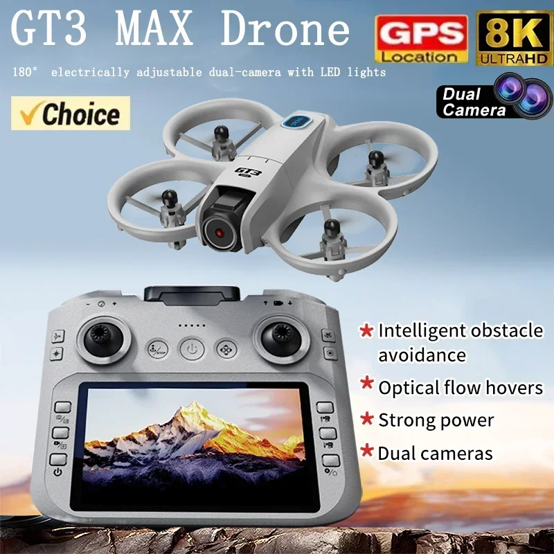 Drone Mapping - 2026 YENİ GT3 Mini LED'li Katlanabilir