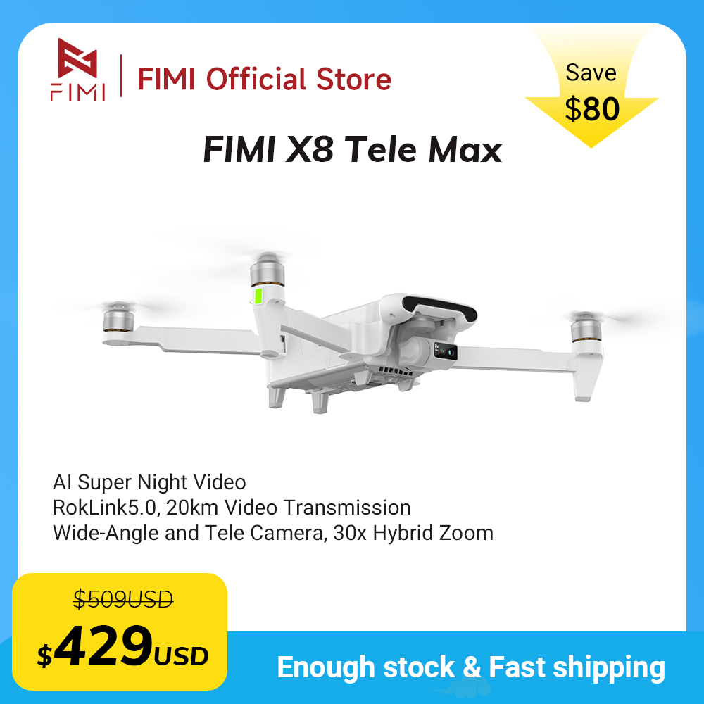 FIMI X8 Tele Max Yeni Drone Ge - Drone Thermal Imaging incelemesi ve fiyatı