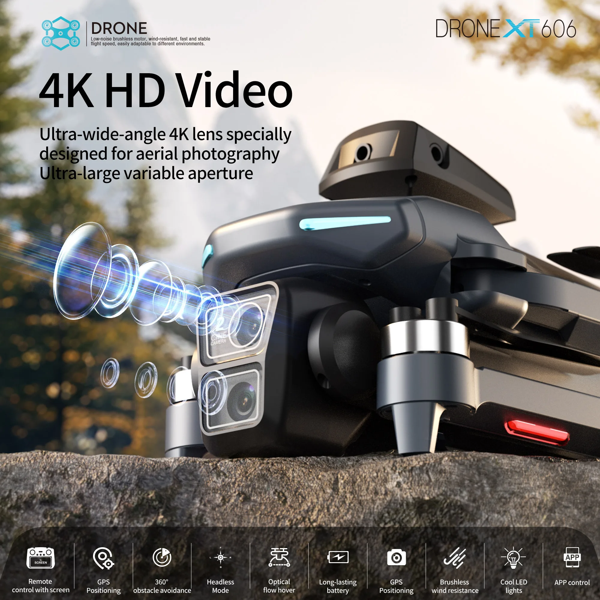 Lenovo XT606 MAX GPS Drone 4k  - Drone Multispectral incelemesi ve fiyatı