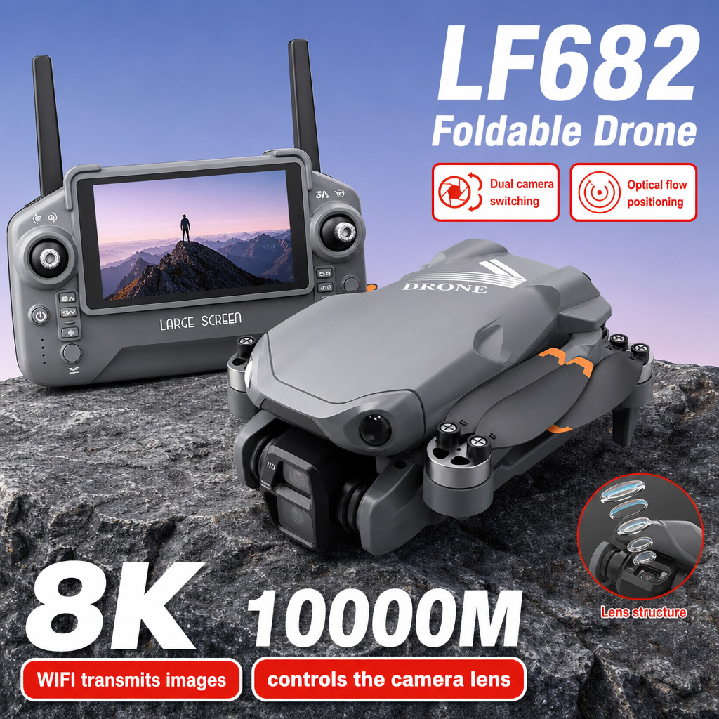 Hava Fotoğrafı LF682 Drone 8K  - Drone Mapping incelemesi ve fiyatı
