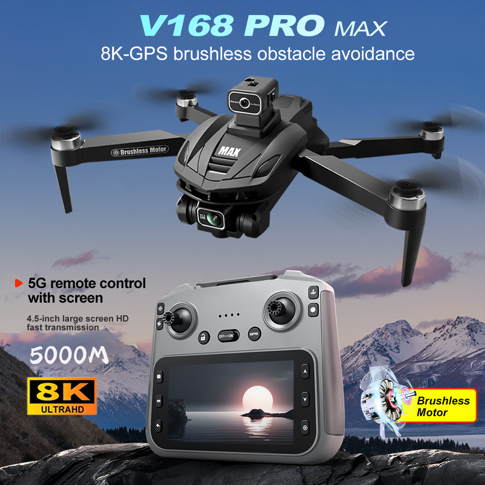 V168 PRO Max GPS Drone 8K Prof - Drone Mapping incelemesi ve fiyatı