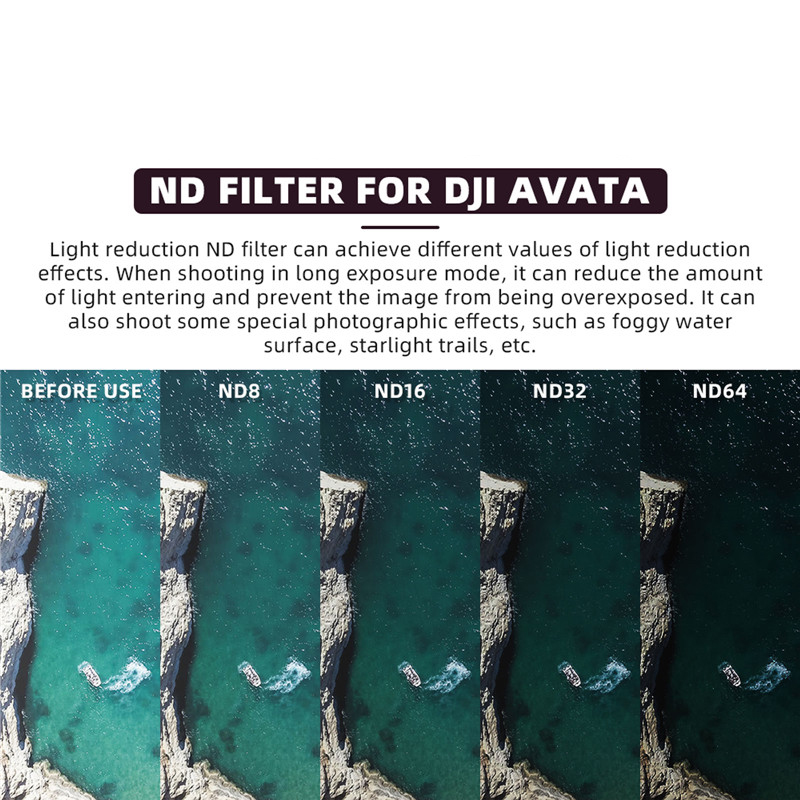 DJI Avata için ND Filtre Seti  - Drone Ndvi incelemesi ve fiyatı