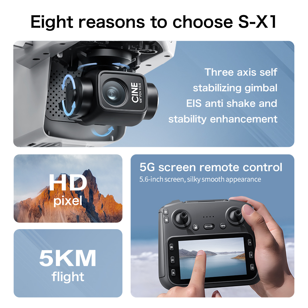 Lenovo S-X1 MAX GPS Drone 3 Ek - Drone Multispectral incelemesi ve fiyatı