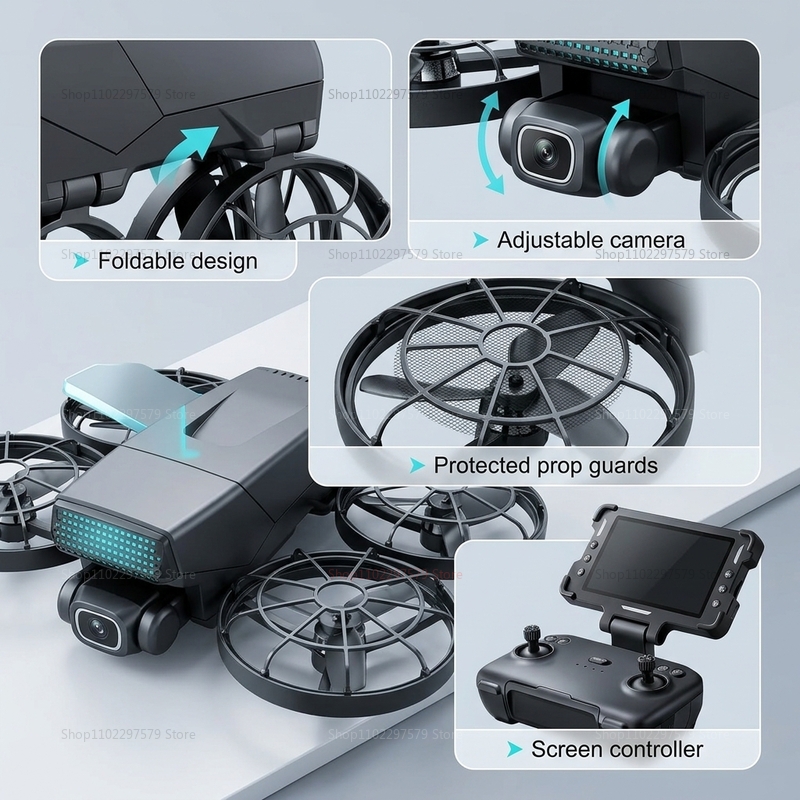 Yeni Drone'lar M8 GPS 8K Profe - Drone Multispectral incelemesi ve fiyatı