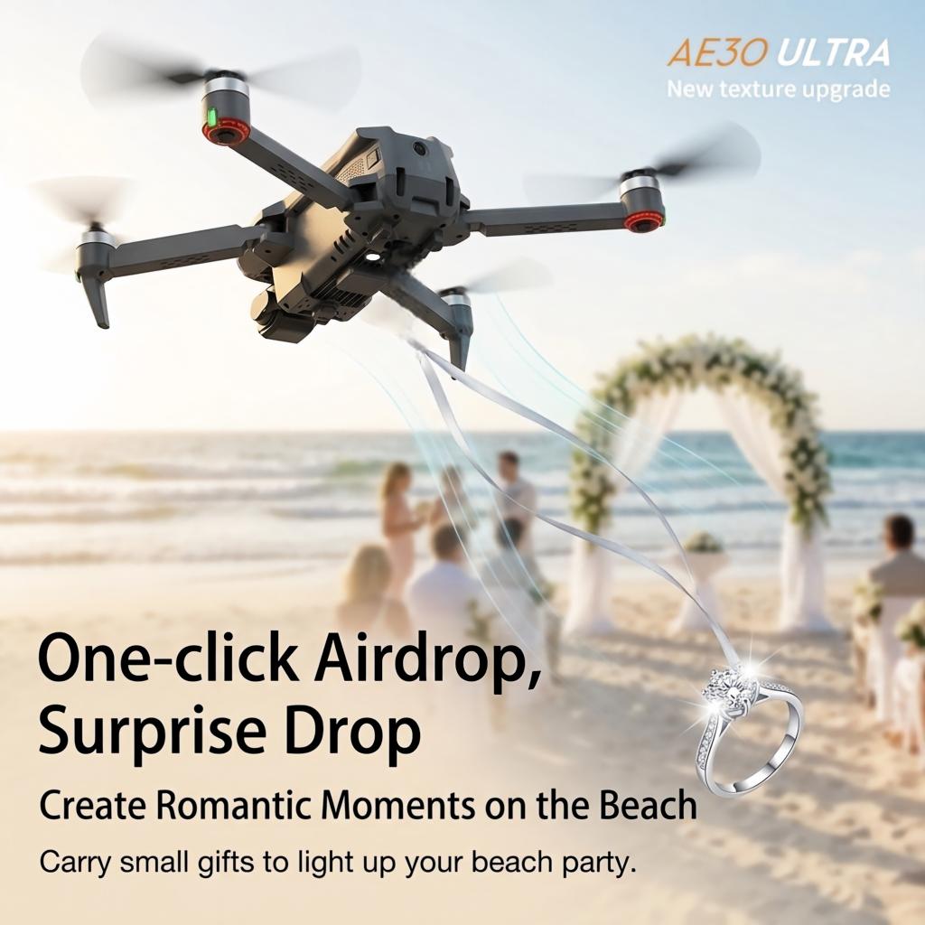 YENİ AE30 Ultra GPS Drone 4K P - Drone Multispectral incelemesi ve fiyatı